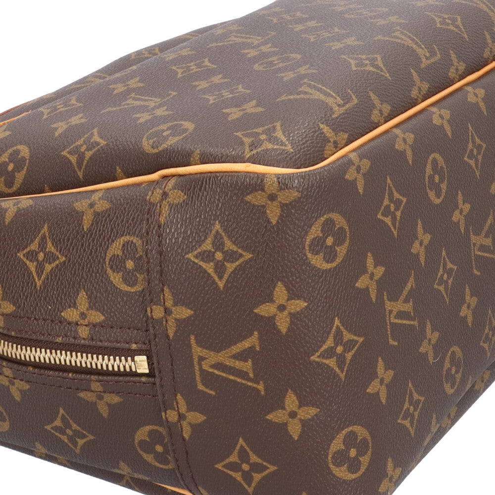 LOUIS VUITTON Deauville Monogram Handbag Monogram Canvas Brown