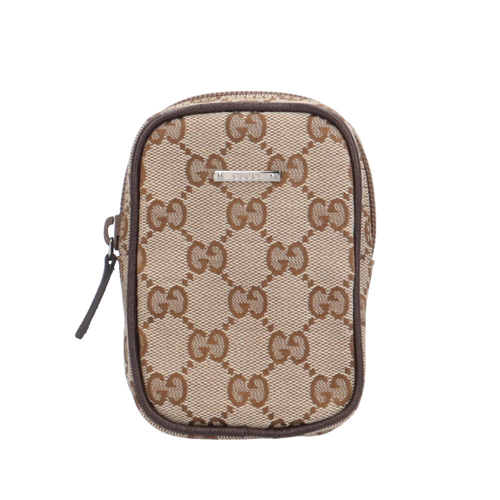 GUCCI グッチ GGキャンバス ポーチ GGキャンバス レディース 中古
