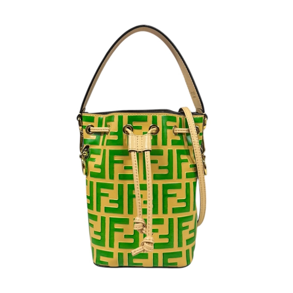 FENDI フェンディ ミニモントレゾール ショルダーバッグ レザー 