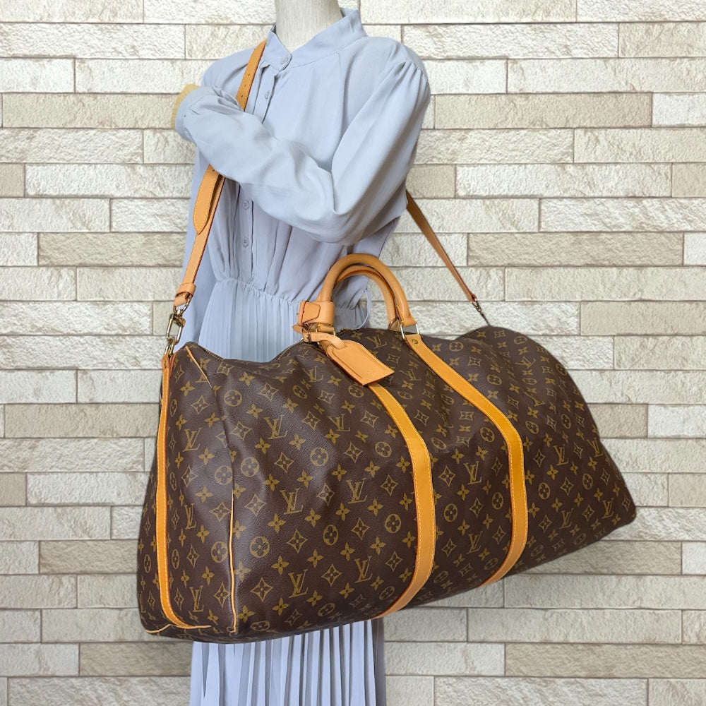 LOUIS VUITTON ルイヴィトン キーポル・バンドリエール60 モノグラム ショルダーバッグ モノグラムキャンバス ブラウン レディ –  【公式】リサイクルキング オンラインショップ