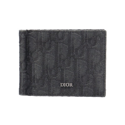 ディオール マネークリップ付き ウォレット 現行品 ブラックDior 保存袋付き 10%OFF！超割祭り】 ディオール Dior マネークリップ付きウォレット