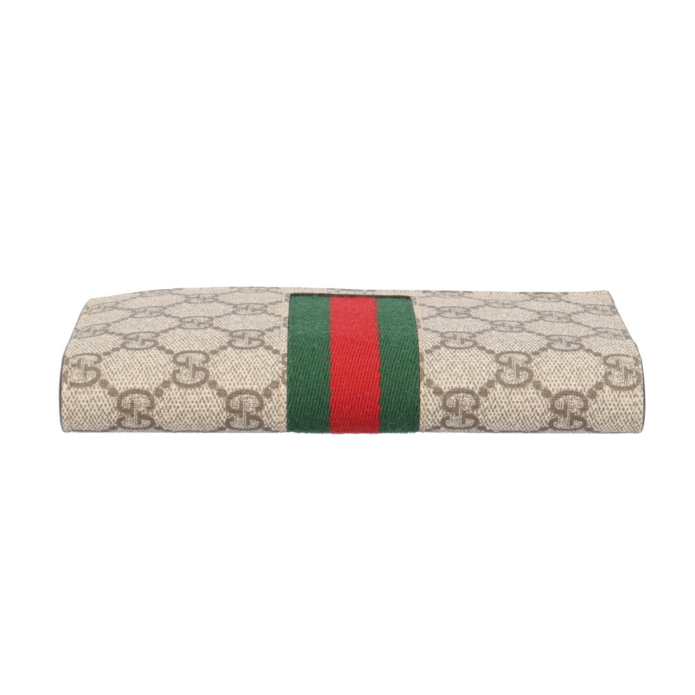 GUCCI グッチ シェリー 長財布 GGスプリームキャンバス メンズ 中古