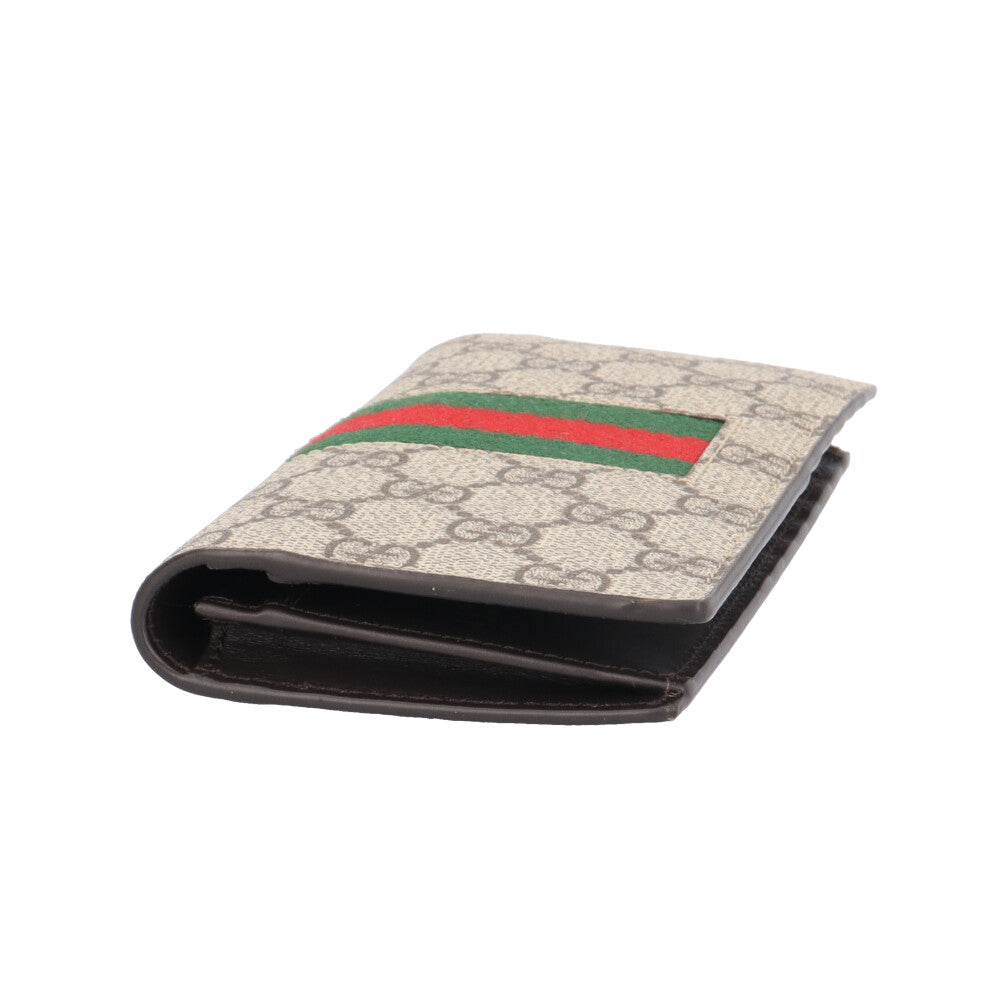 GUCCI グッチ シェリー 長財布 GGスプリームキャンバス メンズ 中古