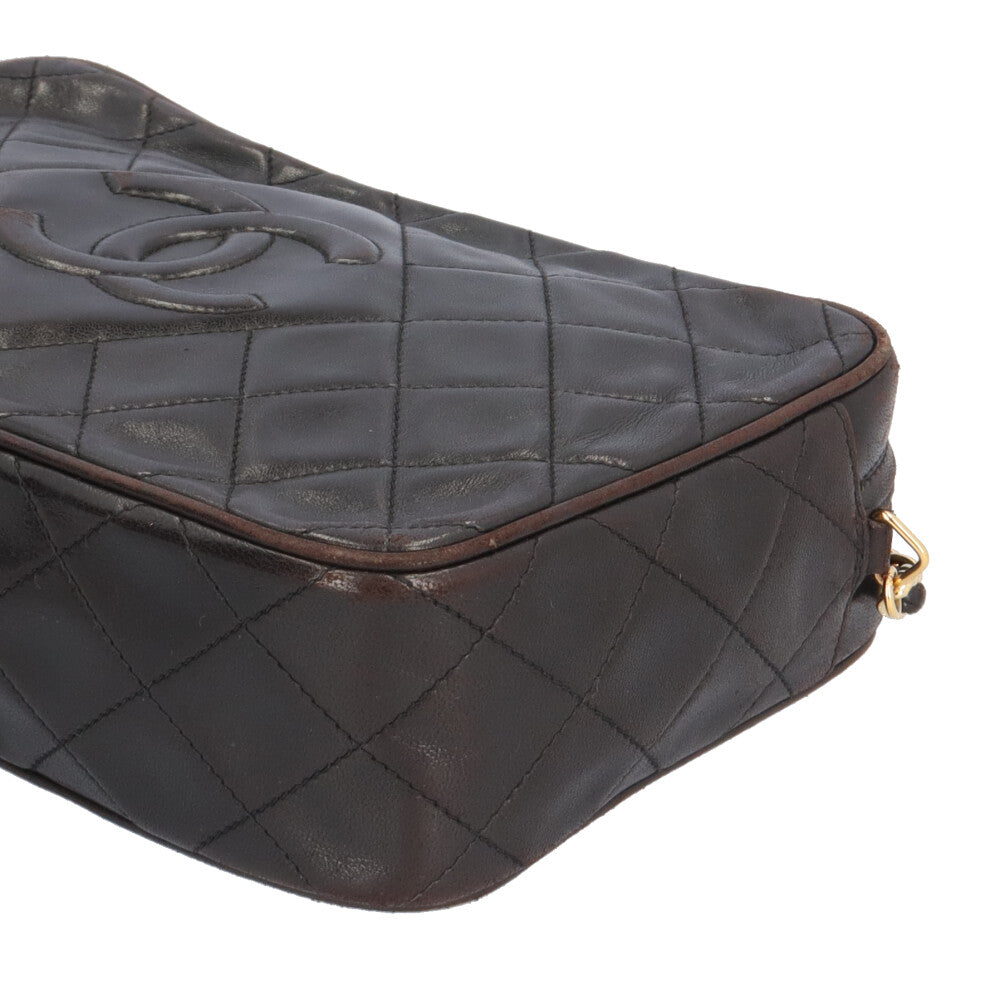 CHANEL シャネル フリンジ マトラッセ ショルダーバッグ ラムスキン