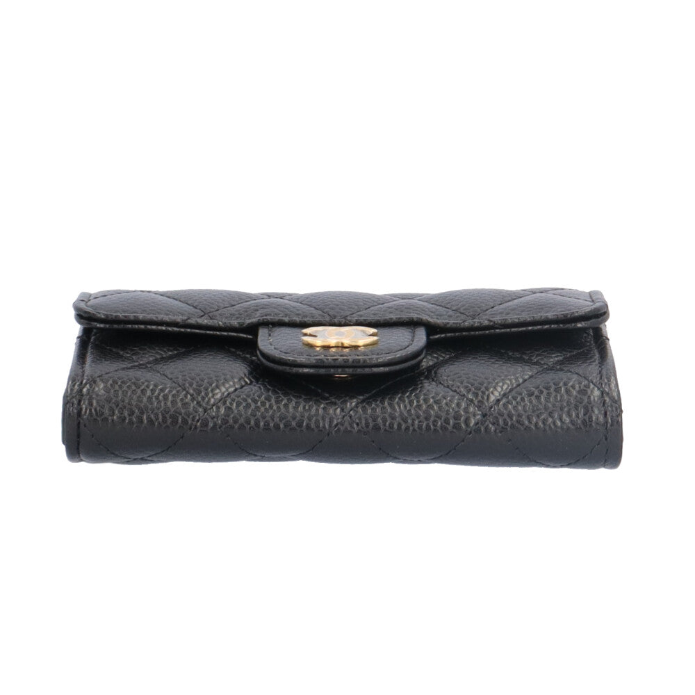 CHANEL シャネル/クラシックフラップカードケース/キャビアスキン/A80799/256*****/ABランク/91【中古】 CHANEL シャネル クラシックフラップカードケース カードケース