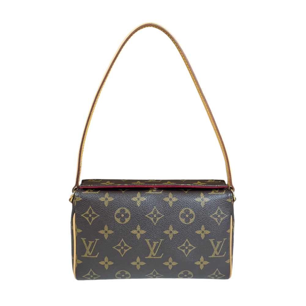 LOUIS VUITTON ルイヴィトン レシタル モノグラム ハンドバッグ モノグラムキャンバス ブラウン レディース 中古 –  【公式】リサイクルキング オンラインショップ