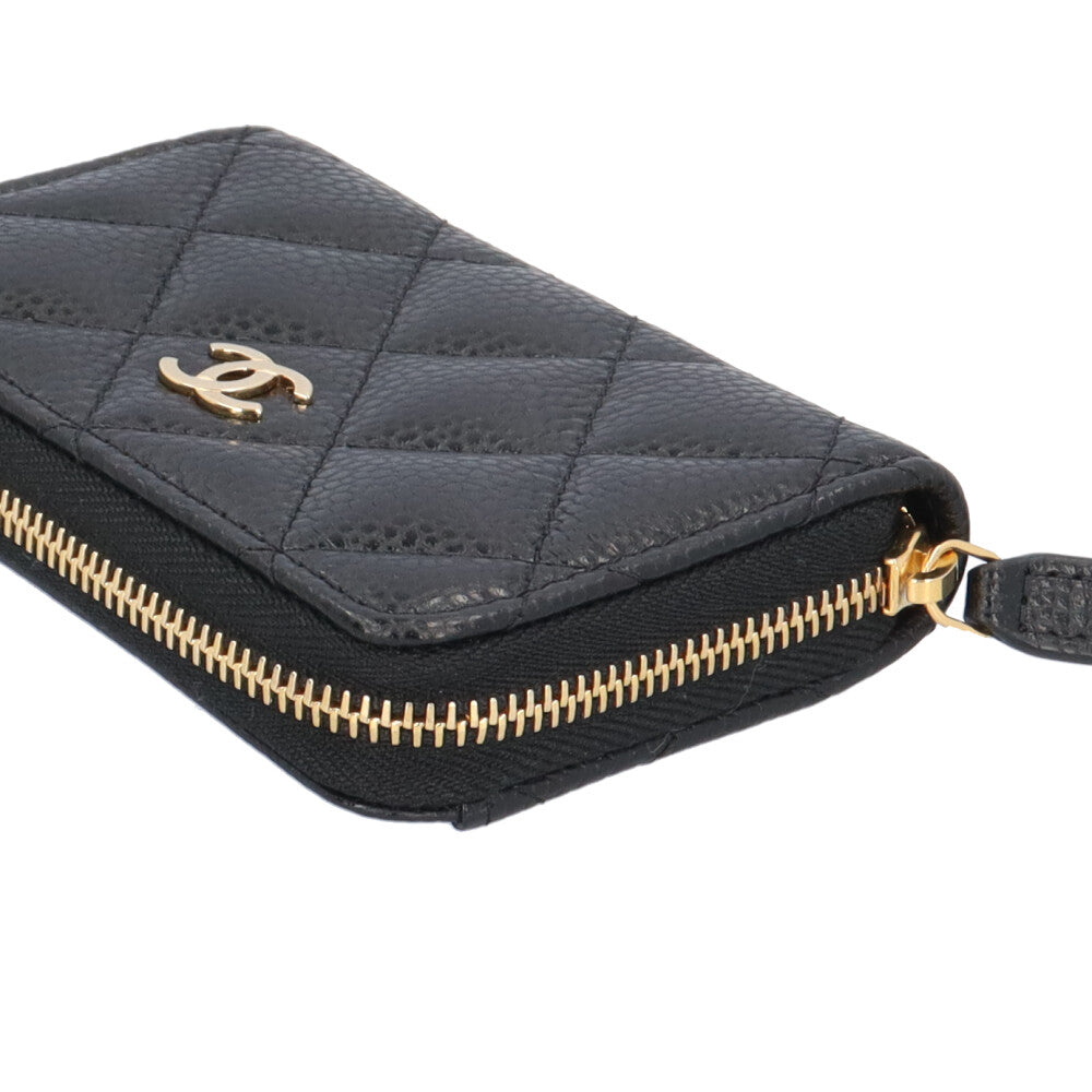 CHANEL シャネル クラシック ジップ コインパース マトラッセ コイン