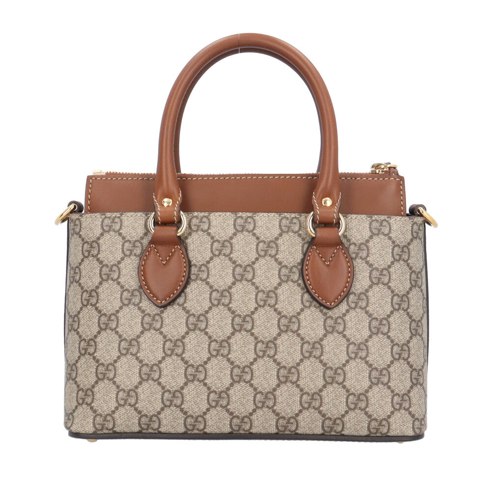 GUCCI グッチ ミニトート GGスプリーム ショルダーバッグ GGスプリーム 