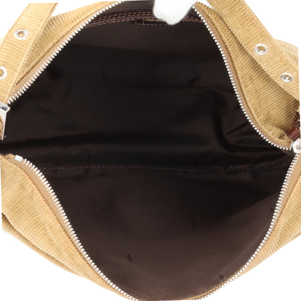 FENDI フェンディ マンマバゲット ショルダーバッグ コーデュロイ