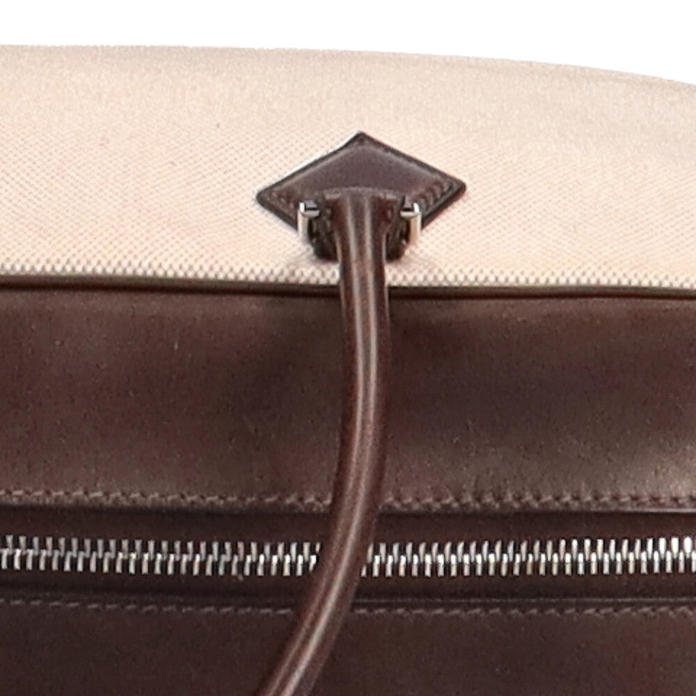 Hermes HERMES Plume 35 handbag, Evercalf, beige, women's