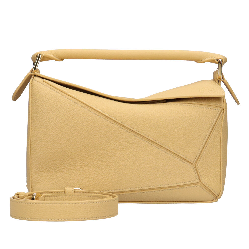 ロエベ LOEWE パズルバッグ ショルダーバッグ レザー イエロー ロエベ LOEWE パズルバッグ ショルダーバッグ レザー イエロー