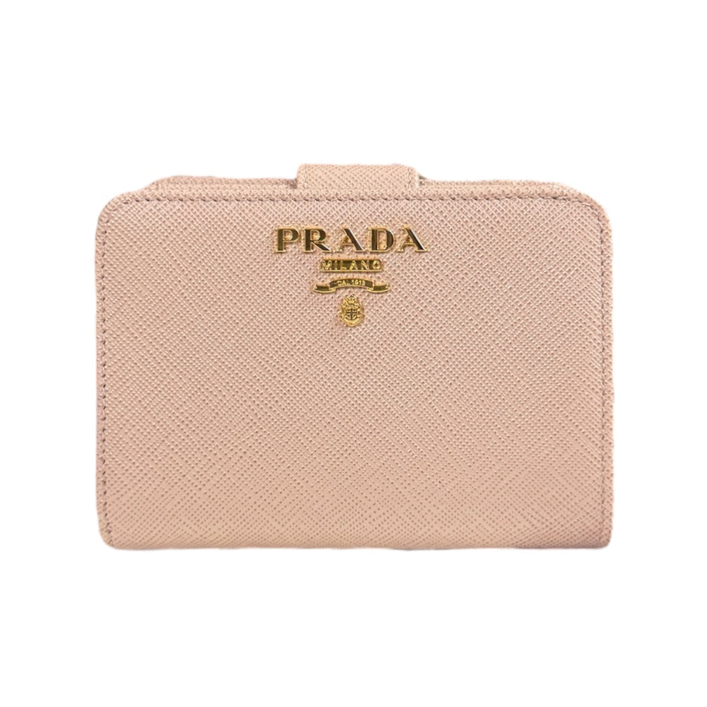 PRADA プラダ サフィアーノ 二つ折り財布 レザー レディース 中古 – 【公式】リサイクルキング オンラインショップ