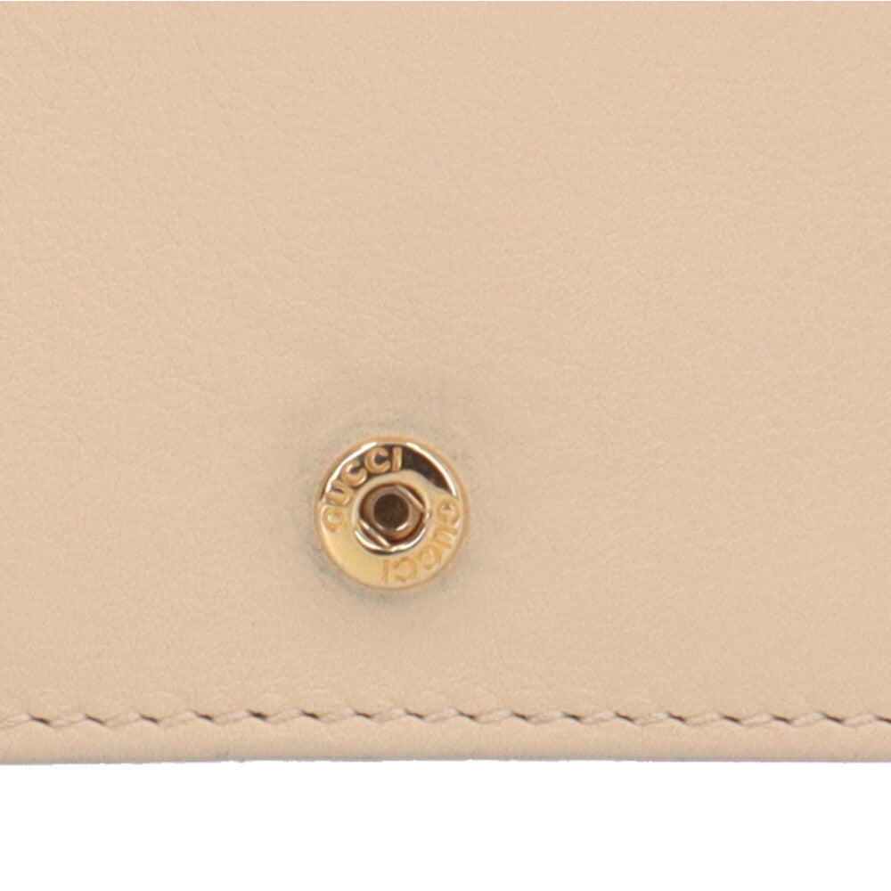 GUCCI グッチ GGマーモント 二つ折り財布 パイソン レディース 中古