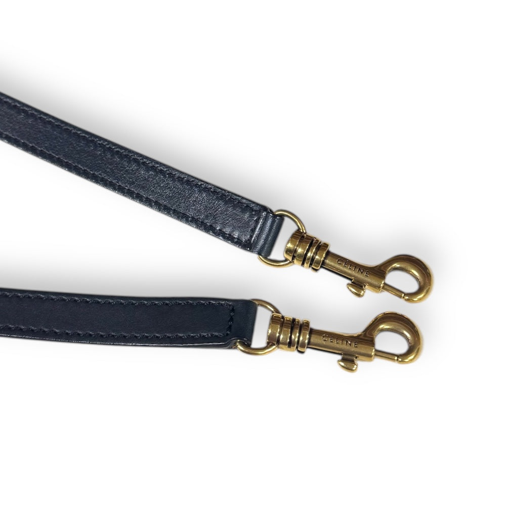 セリーヌ ラゲージ ナノ ナノショッパー ネイビー ブラック ショルダーバッグ CELINE セリーヌ ラゲージ ナノ ショッパー ショルダーバッグ