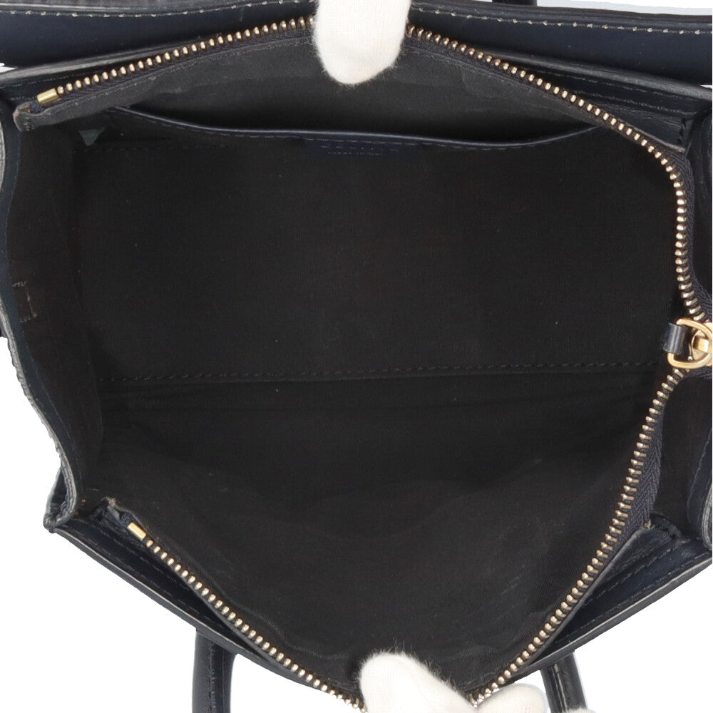 CELINE セリーヌ ラゲージ ナノ ショッパー ショルダーバッグ レザー