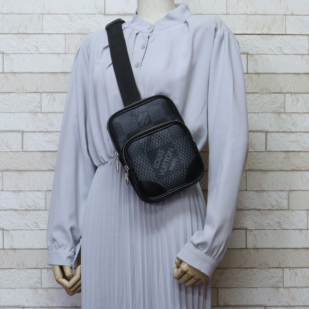 Louis Vuitton Amazon Sling Bag Damier Graphite 3D Canvas Body Bag