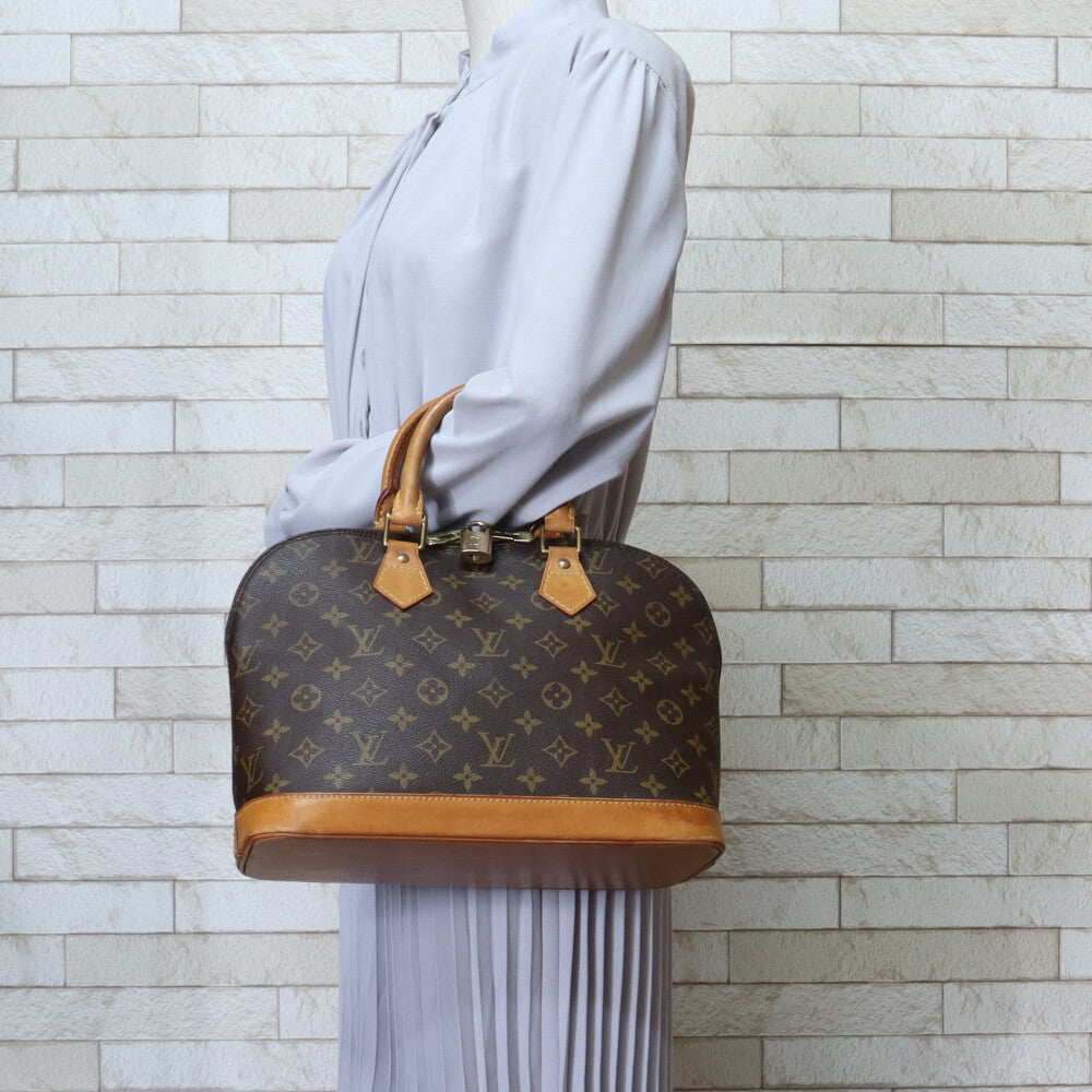 LOUIS VUITTON ルイヴィトン アルマ モノグラム ハンドバッグ モノグラムキャンバス ブラウン レディース 中古 –  【公式】リサイクルキング オンラインショップ