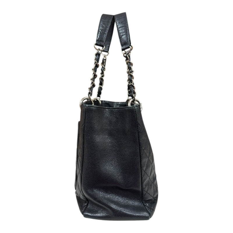 CHANEL シャネル GSTトート マトラッセ トートバッグ キャビアスキン 