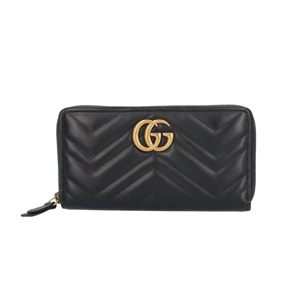 GUCCI グッチ マーモント ジップアラウンドウォレット 財布 GUCCI グッチ ジップアラウンドウォレット GGマーモント 長財布 レザー