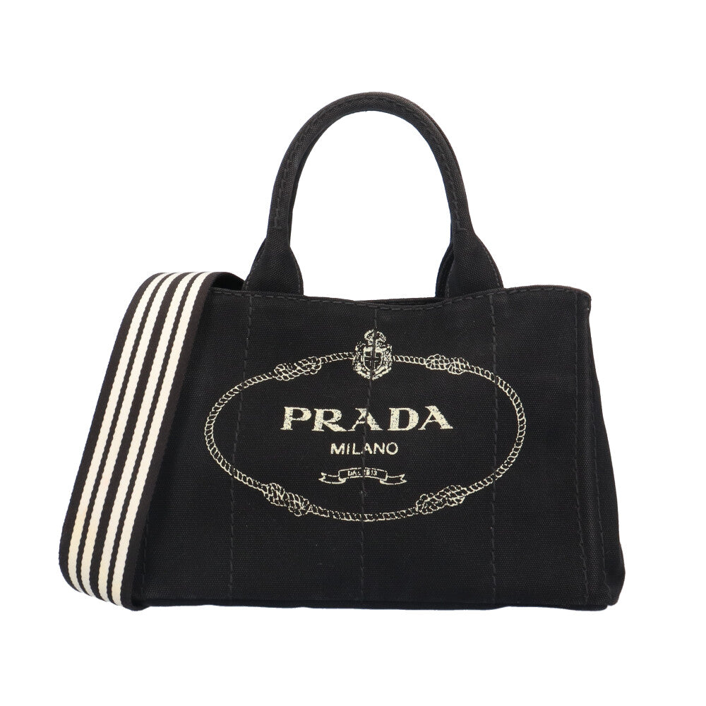 PRADA プラダ カナパ ミニ ショルダーバッグ キャンバス ブラック レディース 中古 – 【公式】リサイクルキング オンラインショップ