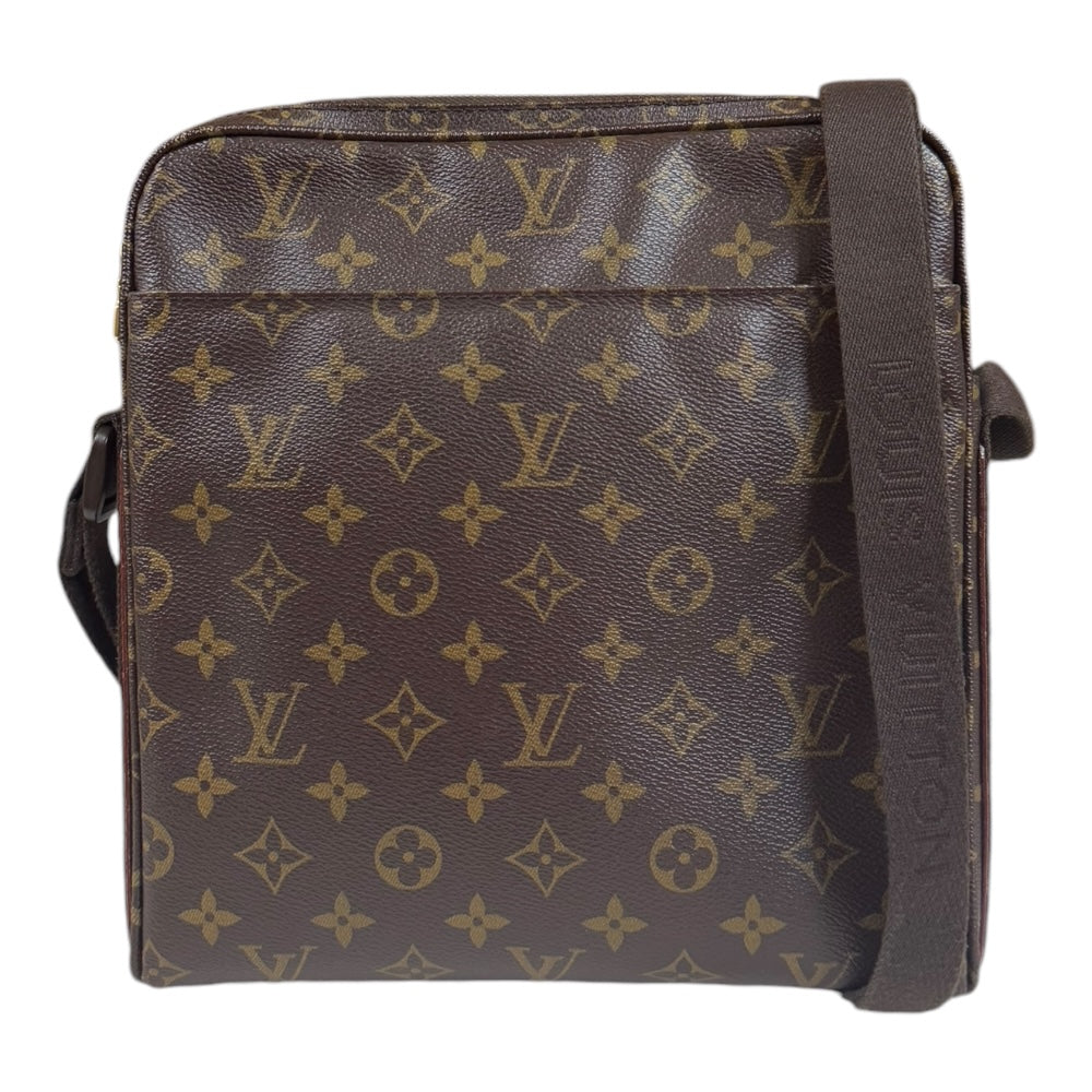 中古】LOUIS やすっぽい VUITTON(ルイヴィトン) トロター ショルダーバッグ モノグラム・キャンバス