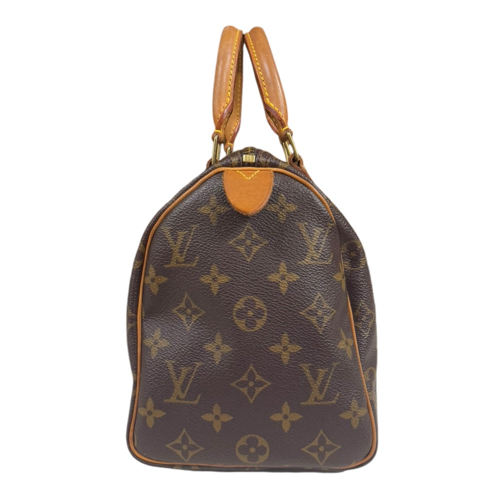 LOUIS VUITTON ルイヴィトン スピーディ25 モノグラム ハンドバッグ モノグラムキャンバス ブラウン レディース 中古 –  【公式】リサイクルキング オンラインショップ