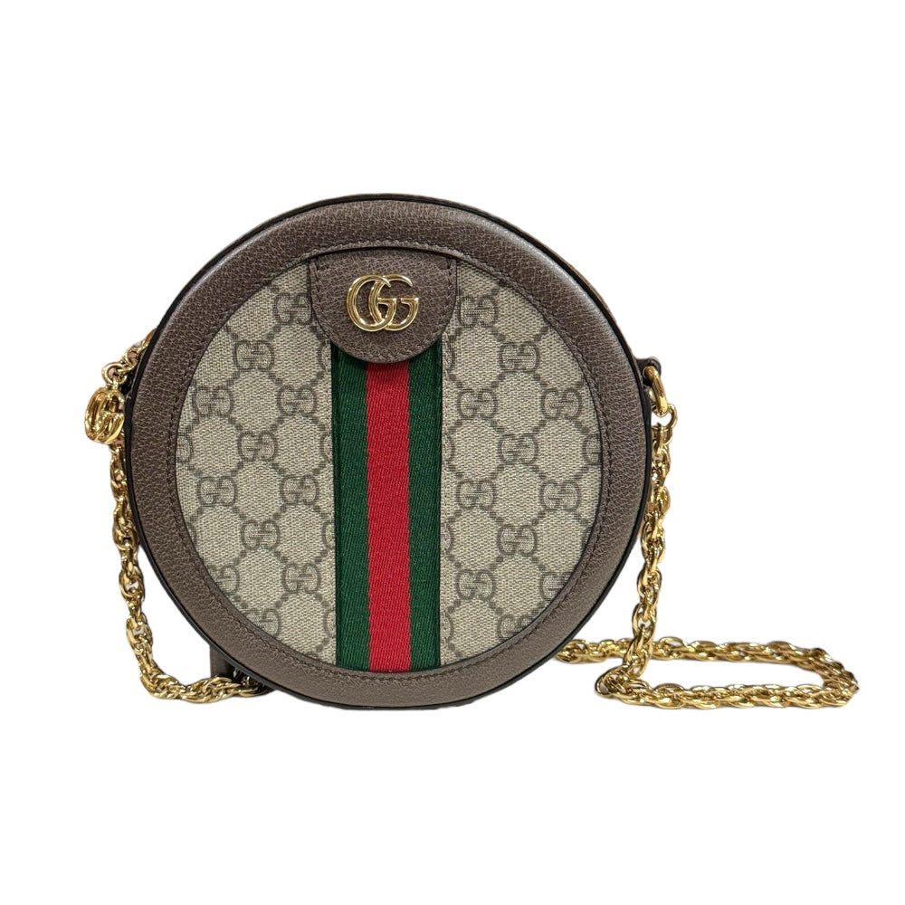 GUCCI グッチ GGミニラウンドショルダーバッグ オフィディア ショルダーバッグ GGスプリームキャンバス ブラウン レディース 中古 –  【公式】リサイクルキング オンラインショップ