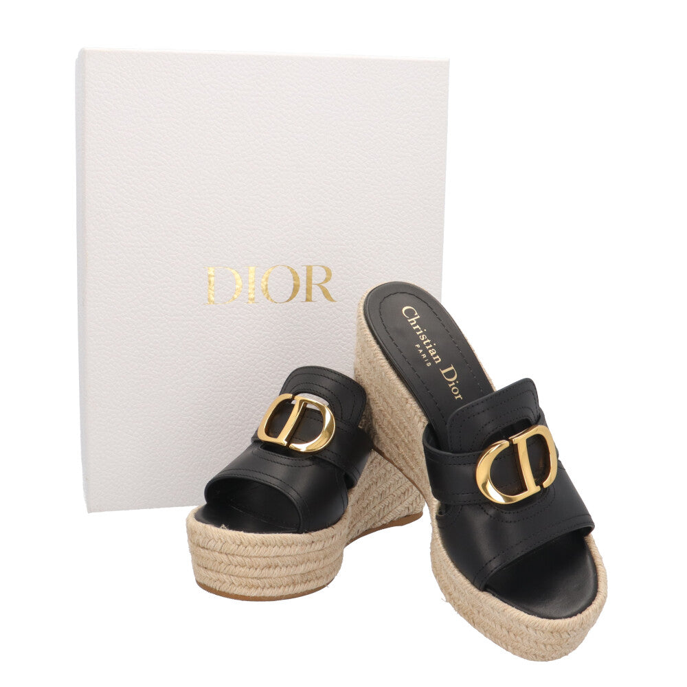 Christian Dior クリスチャンディオール 30MONTAIGNEウェッジスライド