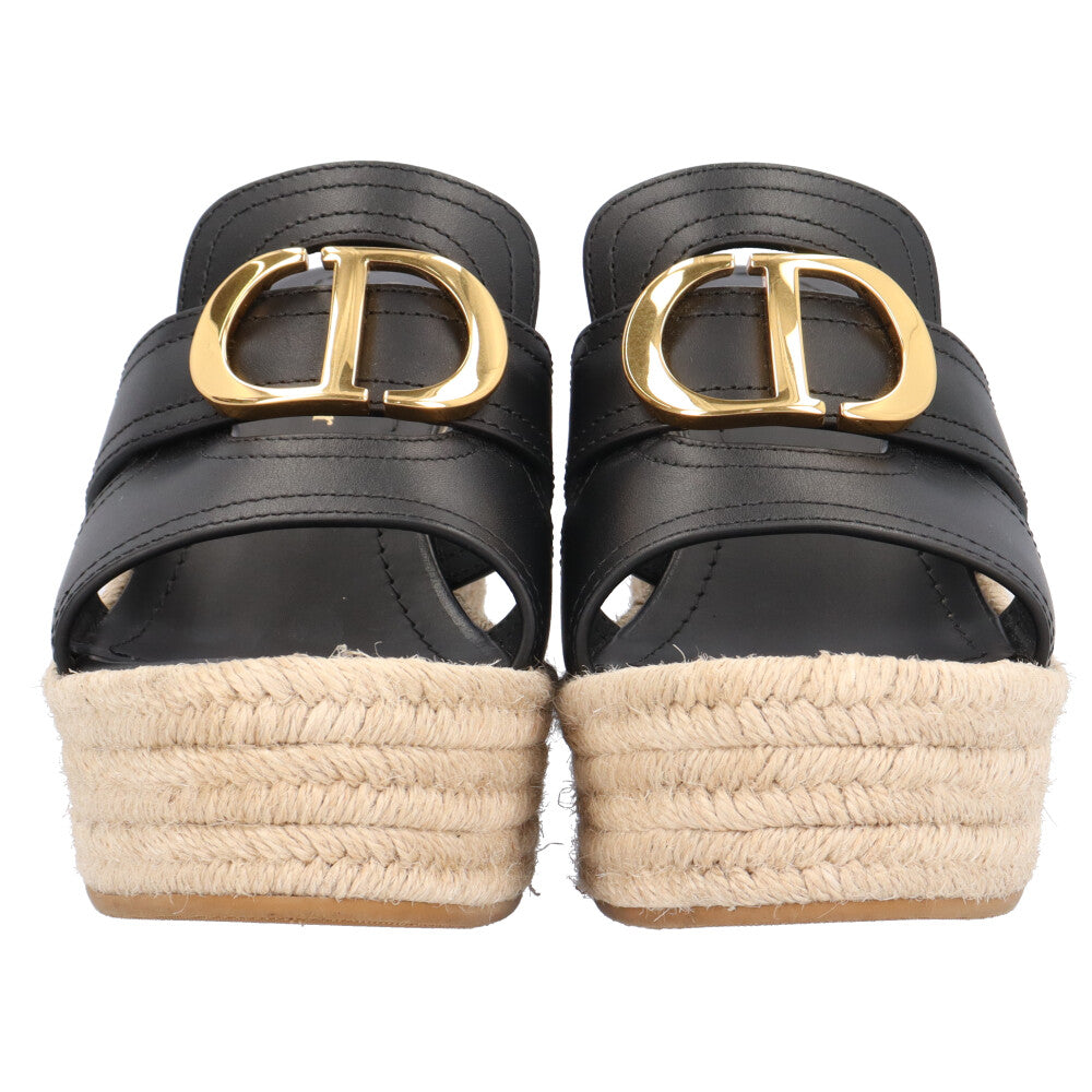 Christian Dior クリスチャンディオール 30MONTAIGNEウェッジスライド