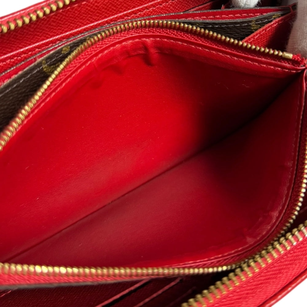 ルイページ LOUIS VUITTON Louis Vuitton Zippy Monogram Retro Long Wallet