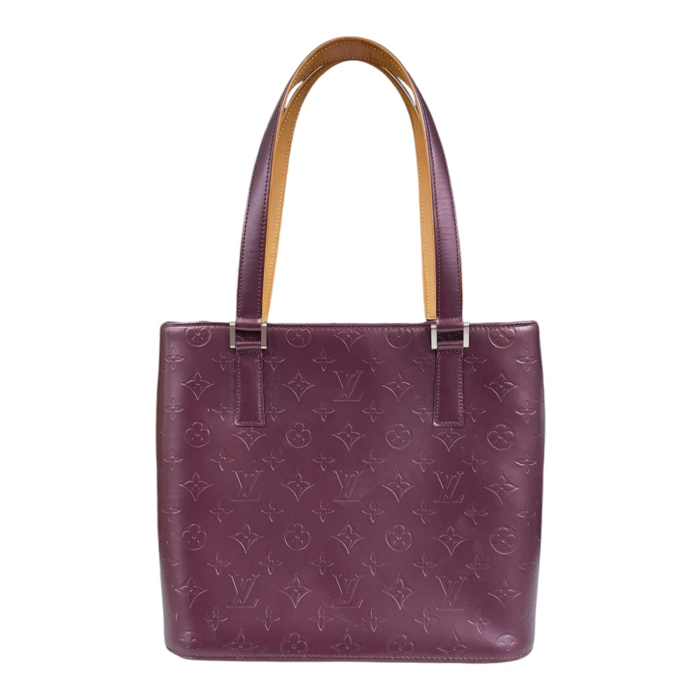 Louis Vuitton モノグラム ショルダーバッグ パープル LOUIS VUITTON ルイヴィトン ストックトン モノグラムマット