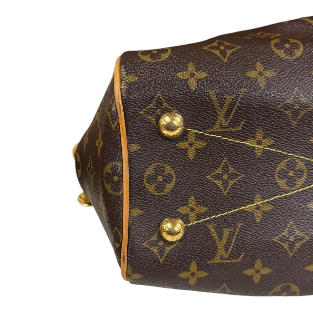 LOUIS VUITTON ルイヴィトン ティヴォリPM モノグラム ハンドバッグ モノグラムキャンバス ブラウン レディース 中古 –  【公式】リサイクルキング オンラインショップ