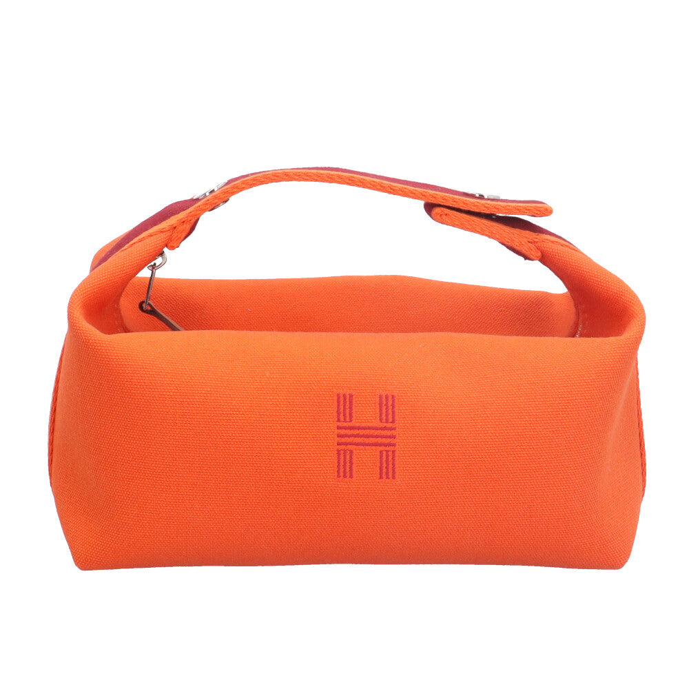 HERMES エルメス ブリッド・ア・ブラックPM ポーチ コットンキャンバス