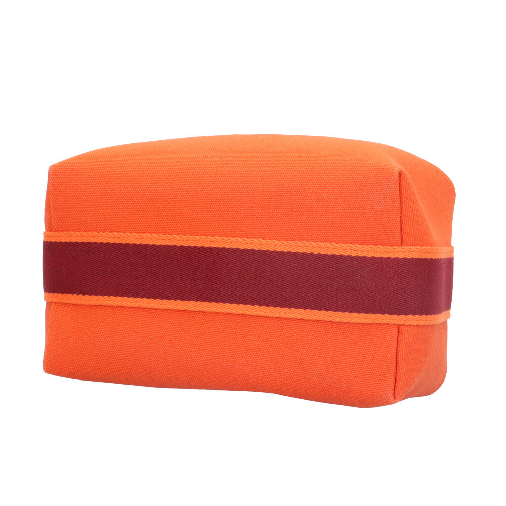 HERMES エルメス ブリッド・ア・ブラックPM ポーチ コットンキャンバス
