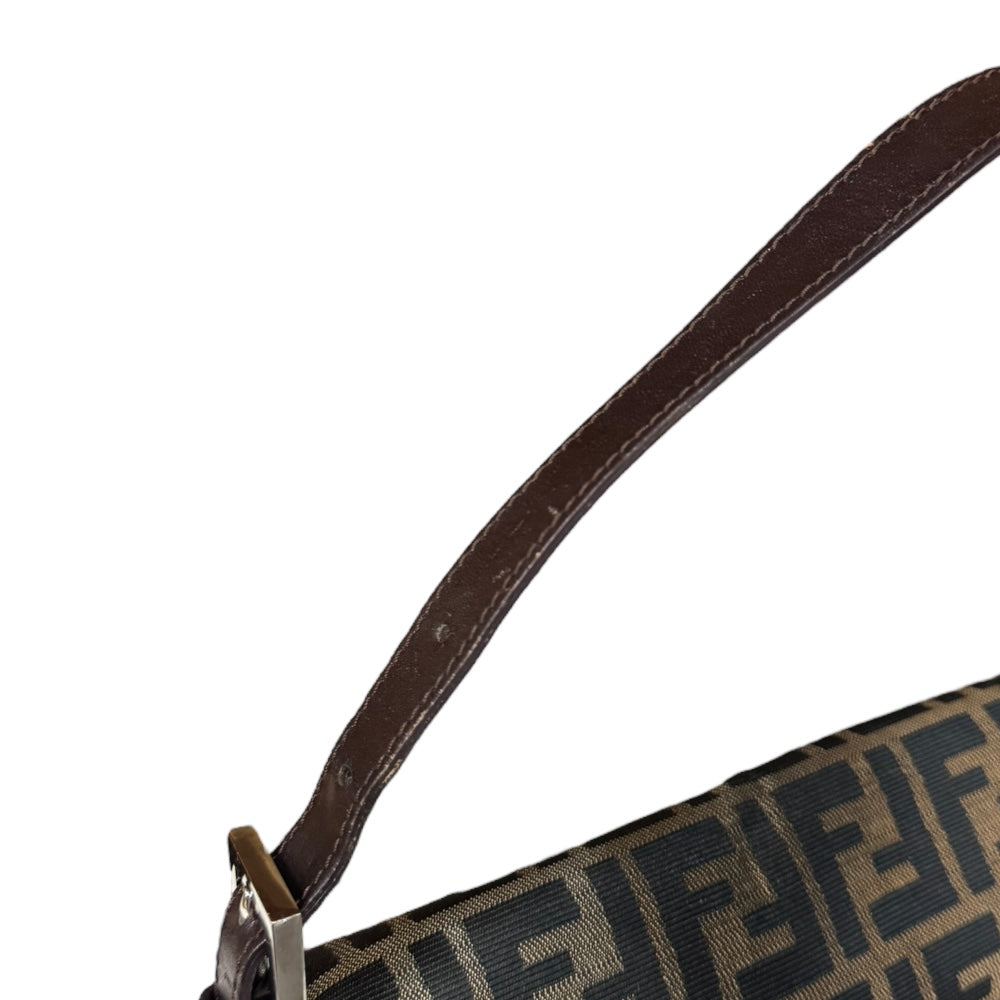 FENDI フェンディ マンマバケット ズッカ ハンドバッグ キャンバス