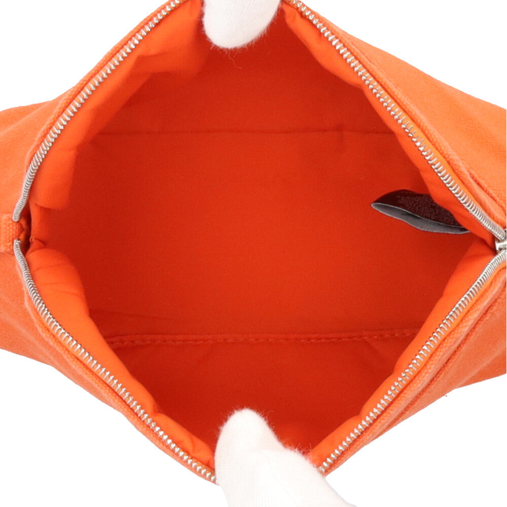 HERMES エルメス ボリードポーチミニ コスメポーチ ポーチ コットン