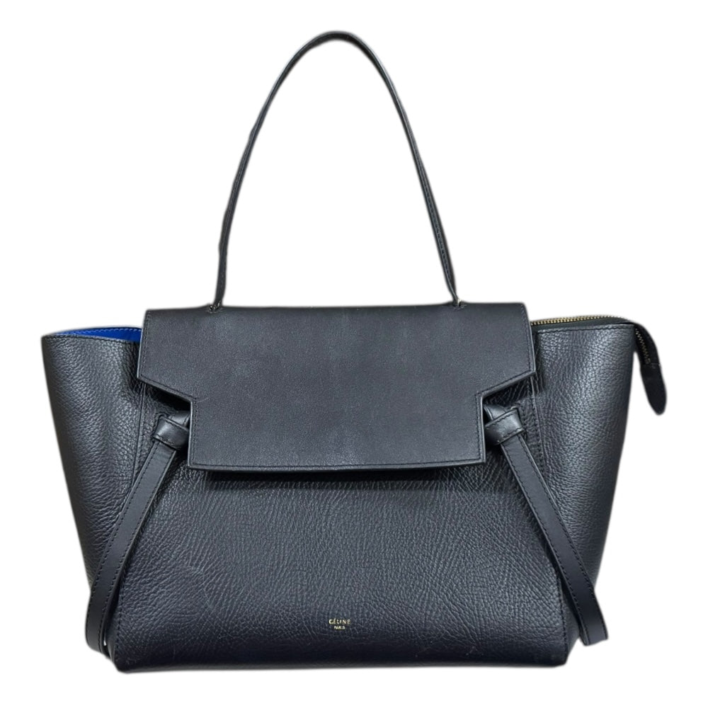 CELINE セリーヌ スモールベルトバッグ ハンドバッグ レザー