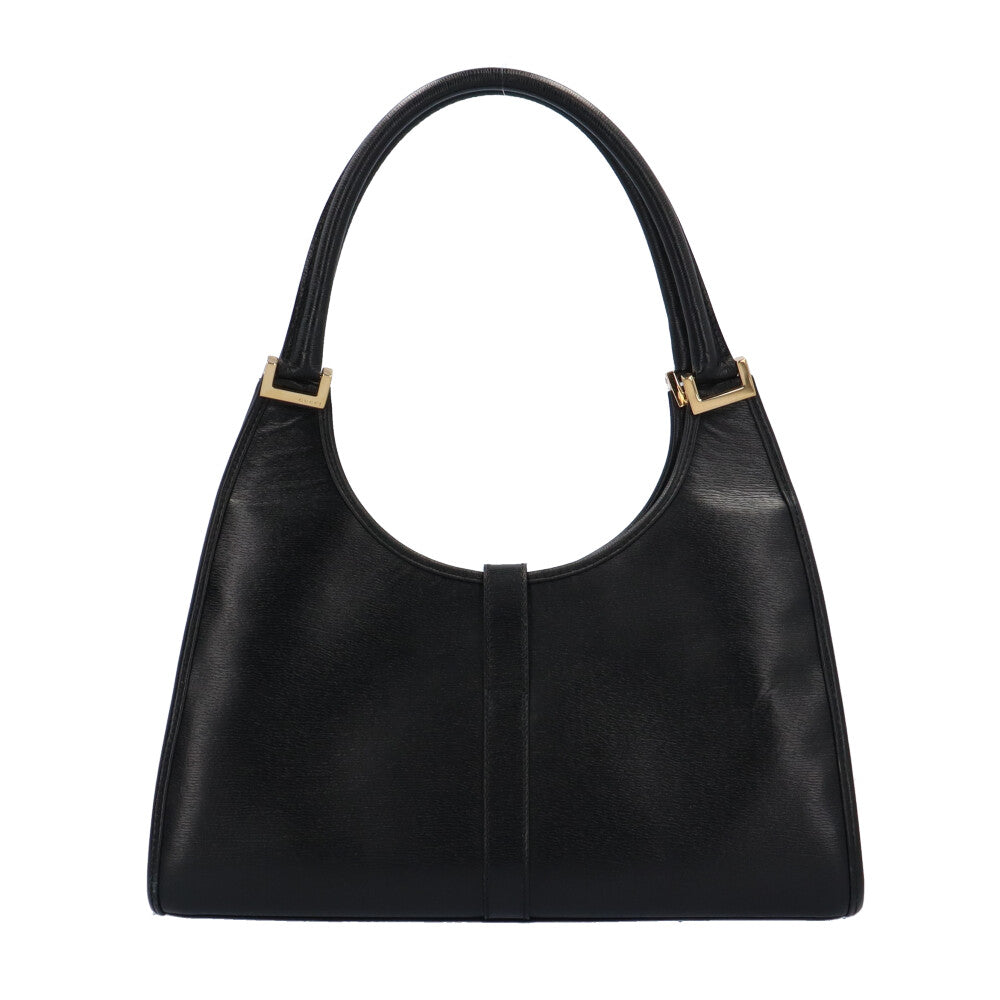 GUCCI Jackie Shoulder Bag Leather Black Women's Used – 【公式
