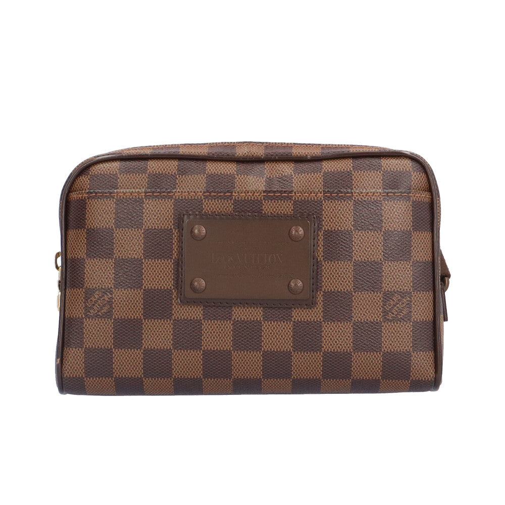 LOUIS VUITTON ルイヴィトン バムバッグ・ブルックリン ダミエ ウエストバッグ ダミエキャンバス ブラウン ユニセックス 中古 –  【公式】リサイクルキング オンラインショップ