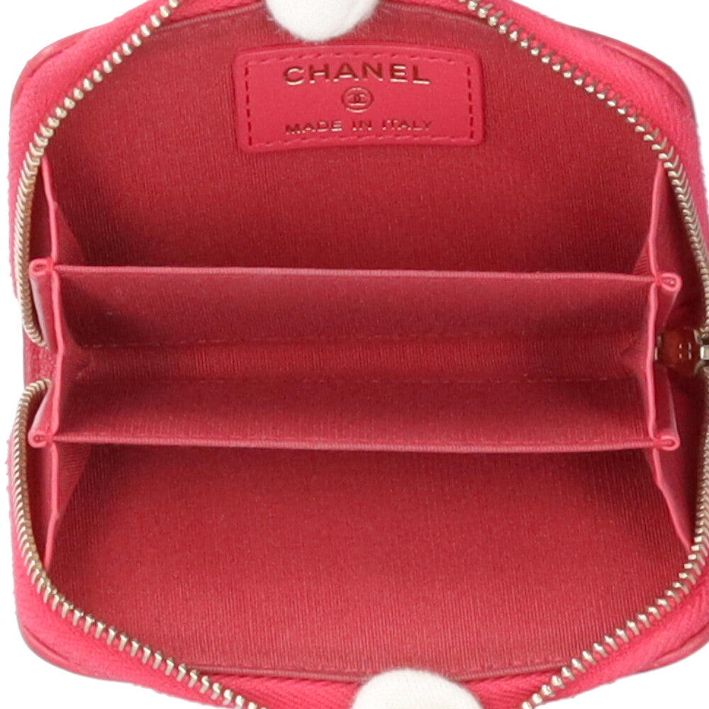 CHANEL シャネル シャネル19 コインケース ラムスキン レディース 中古