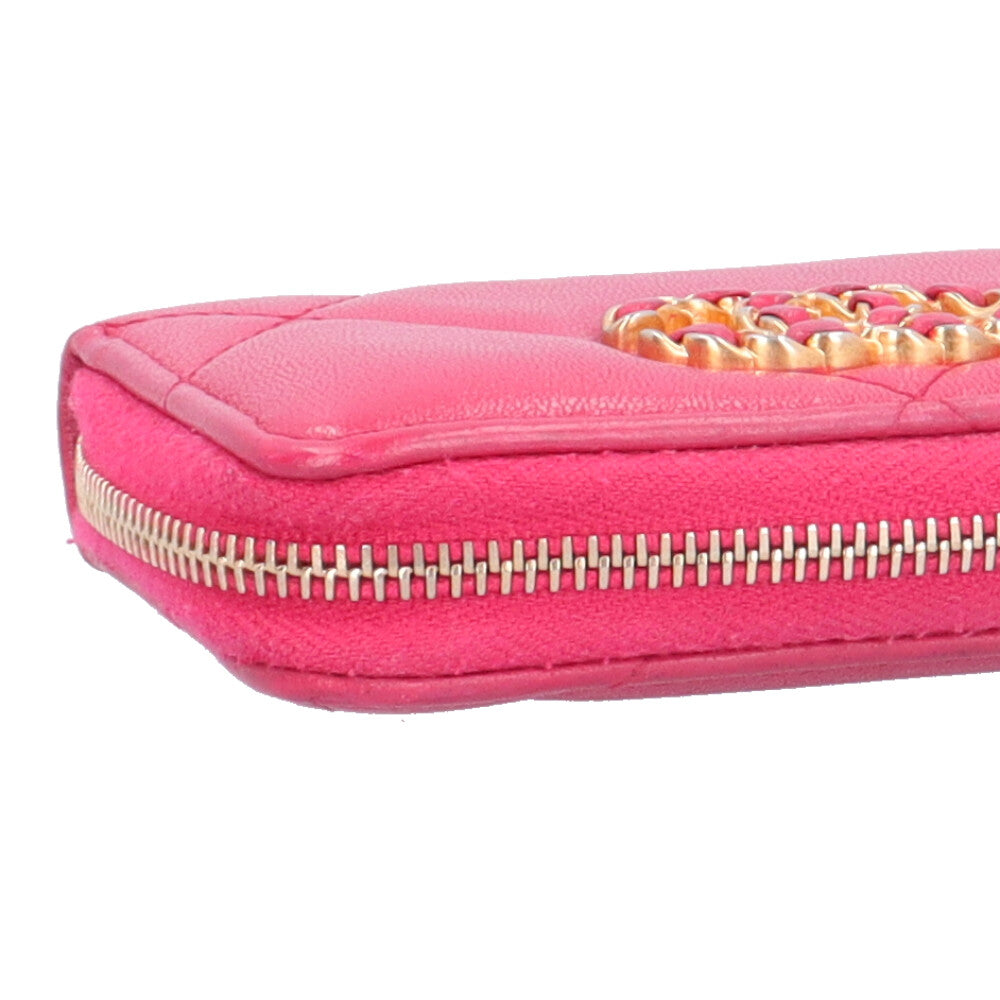 CHANEL シャネル シャネル19 コインケース ラムスキン レディース 中古