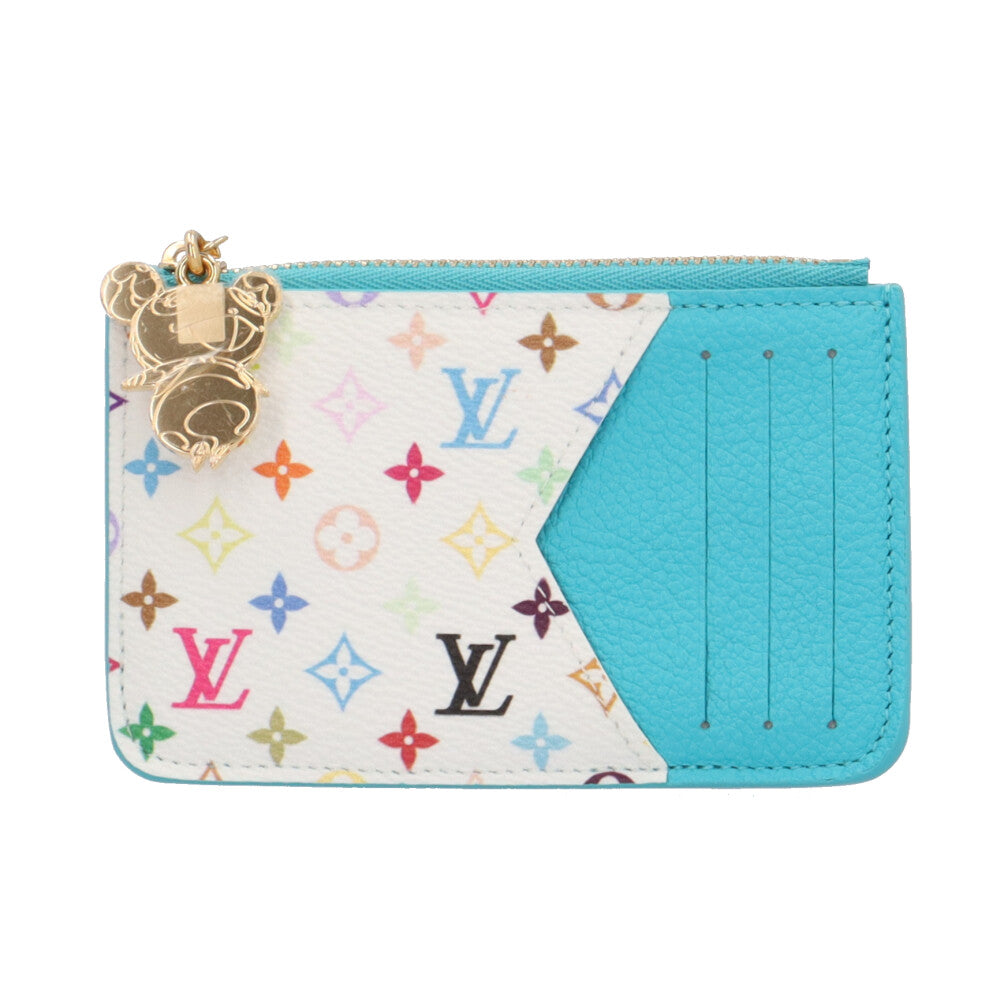 美品　ルイヴィトン アンプラント ポルトカルトロミー ブルー ICチップ LOUIS VUITTON ルイヴィトン 村上隆コラボ ポルト カルト・ロミー
