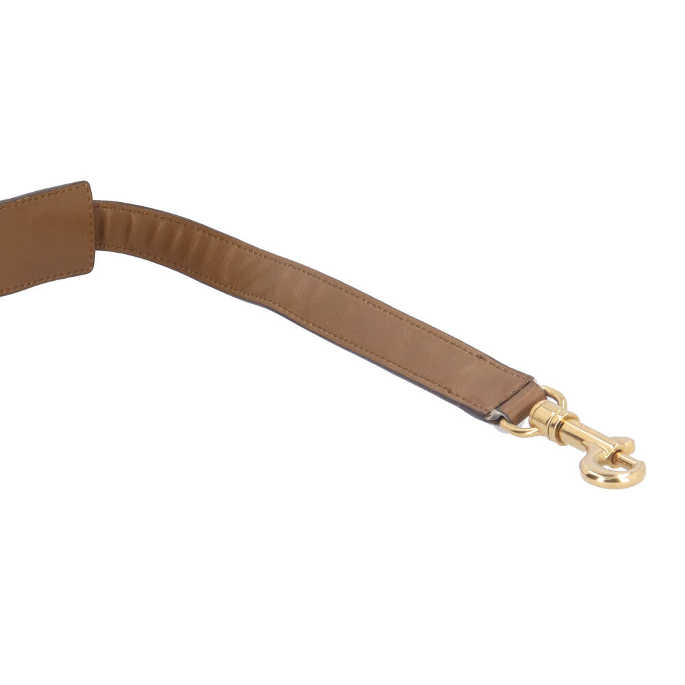 CELINE セリーヌ トラペーズ ショルダーバッグ スウェード レッド