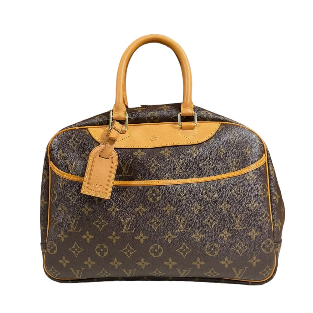 LOUIS VUITTON ルイヴィトン ドーヴィル モノグラム ハンドバッグ モノグラムキャンバス ブラウン レディース 中古 –  【公式】リサイクルキング オンラインショップ