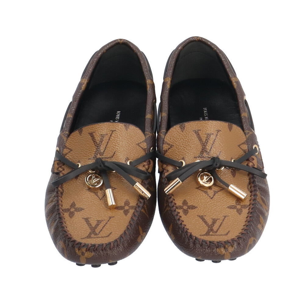 LOUIS VUITTON ルイヴィトン グロリアラインローファー モノグラム