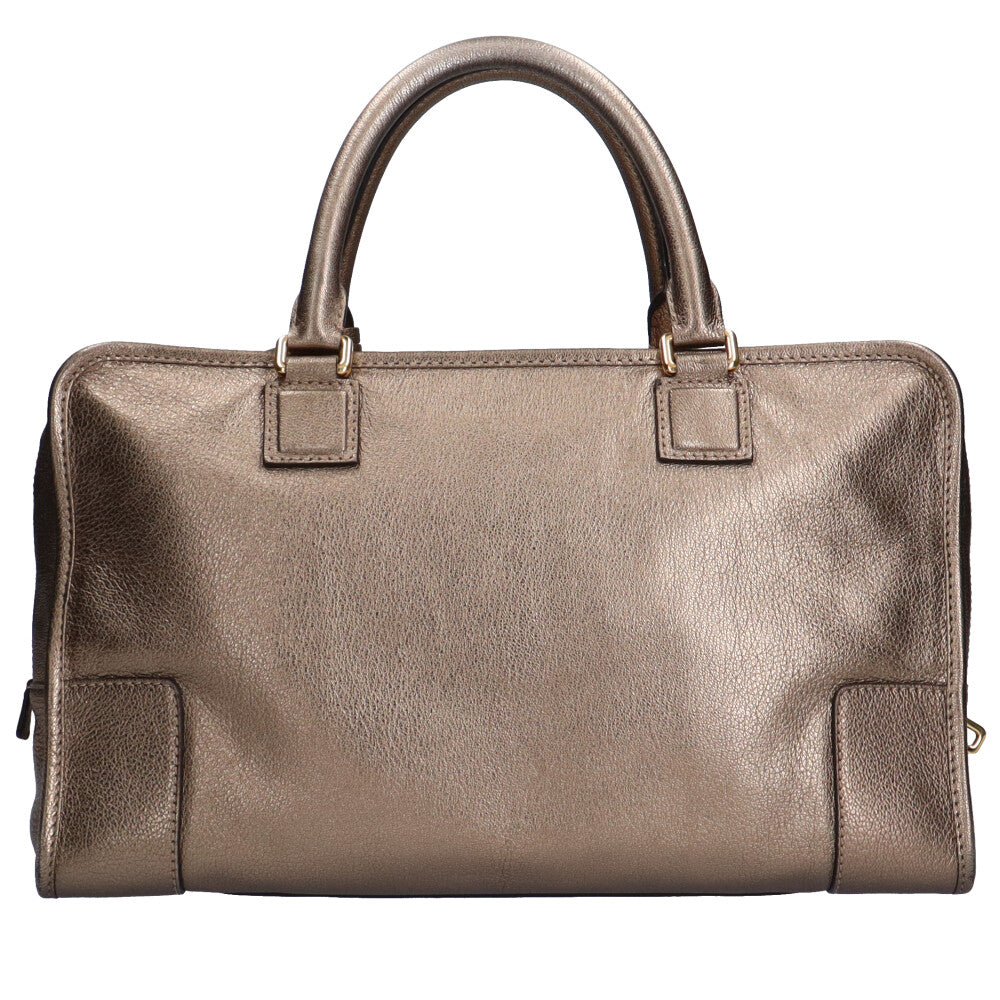 ロエベ LOEWE アマソナ36 ハンドバッグ レザー ゴールド レディース