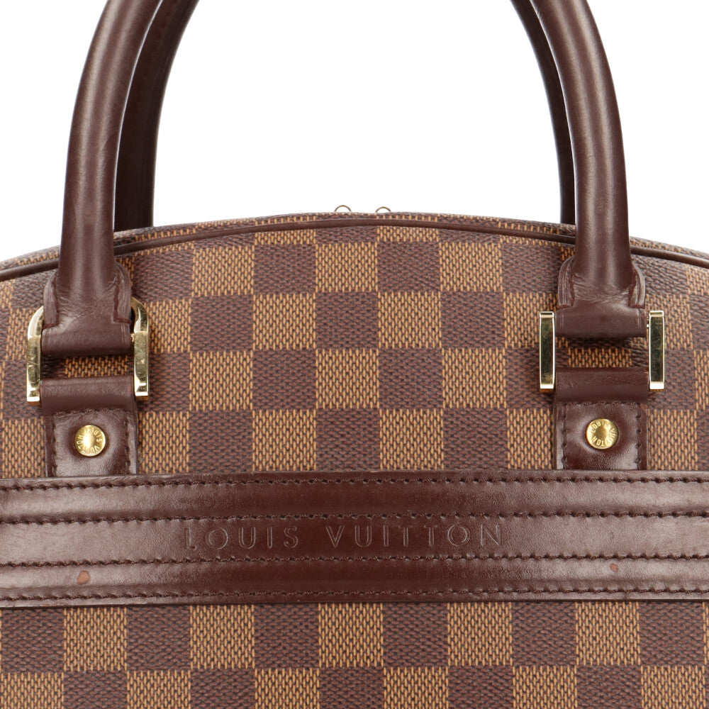 Louis Vuitton Nolita 24 Damier Handbag Damier Canvas Brown Unisex - Main Image