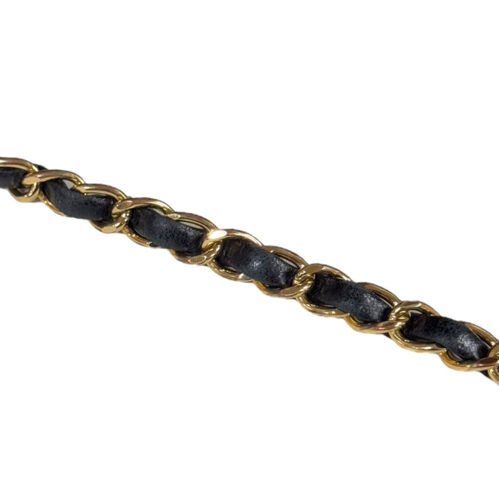 CHANEL シャネル ショルダーバッグ デニム グレー レディース 中古