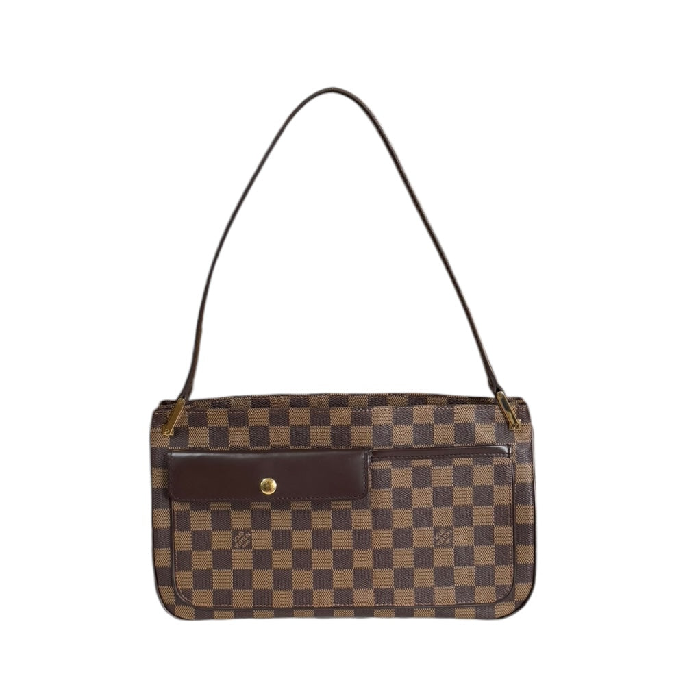 LOUIS VUITTON ルイヴィトン オーバーニュ ダミエ ショルダーバッグ ダミエキャンバス ブラウン レディース 中古 –  【公式】リサイクルキング オンラインショップ