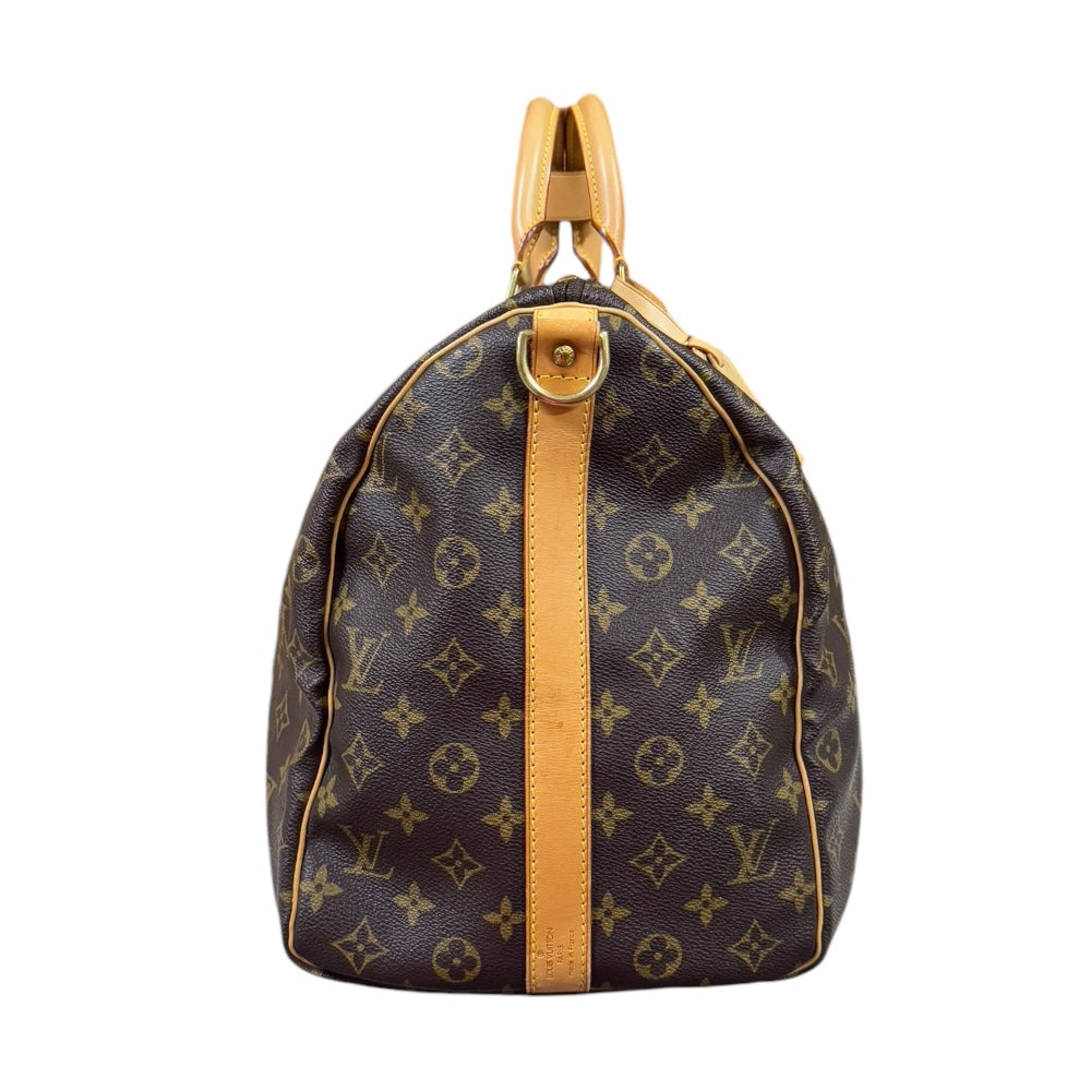 LOUIS VUITTON ルイヴィトン キーポル・バンドリエール50 モノグラム ハンドバッグ モノグラムキャンバス ブラウン レディース –  【公式】リサイクルキング オンラインショップ